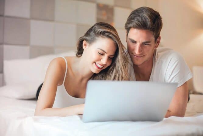 watching porn together